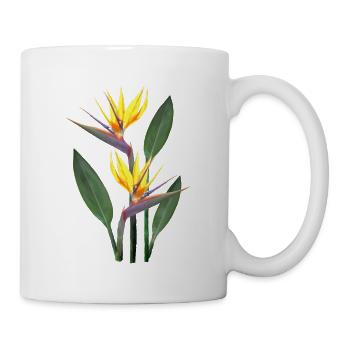 Strelitzia - Tropical Flower - Africa - Kenya - Mug - white - Right