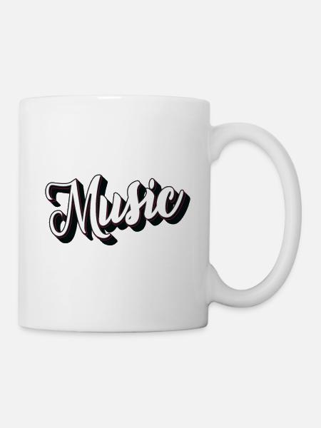 Music - Tasse - Weiß