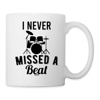 Drummer Band trommeln - Tasse - Weiß - Rechts