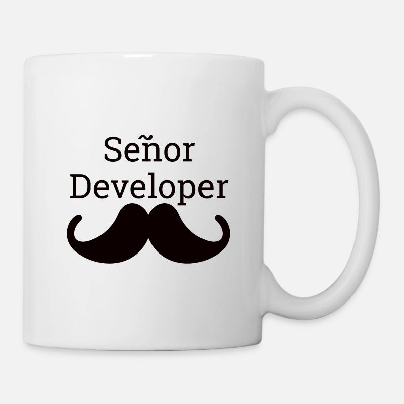 "Senor Developer, Senior Developer" |Programmierer - Tasse - Weiß