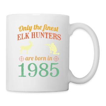 1985 Geburtstag Elch Jagdhemd - 35. Geburtstag Sh - Tasse - Weiß - Rechts