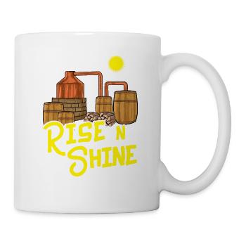 Rise Shine Moonshine Pun Distillery - Mug - white - Right