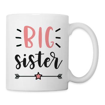 Big Sister heart - Mug - white - Right