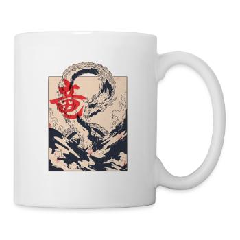 Drache Streetwear Dragon Japanisch Manga E-Girl - Tasse - Weiß - Rechts