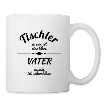 Tischler - Tasse - Weiß - Rechts