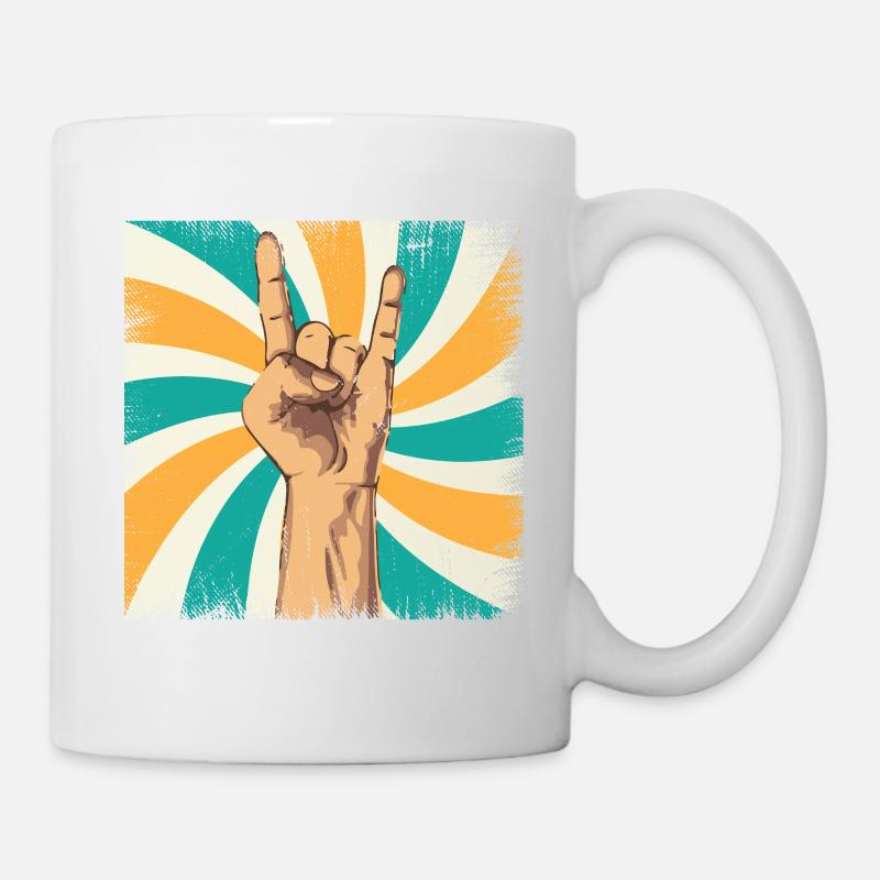 Rock and roll - Mug blanc - blanc