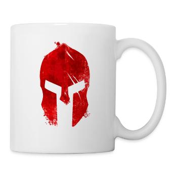 Spartan Helmet Warrior Warrior Fitness Bodybuilding - Mug - white - Right