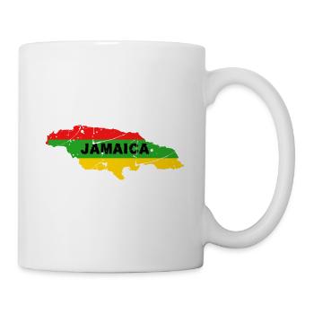 Police de la Jamaïque avec indicateur - Mug blanc - blanc - Droite