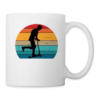 Scooter - Tasse - Weiß - Rechts
