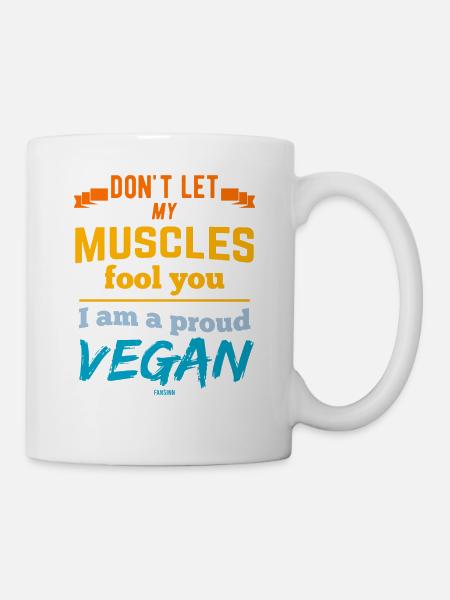 Vegan Vegan Veganism Veggie Gift - Mug blanc - blanc