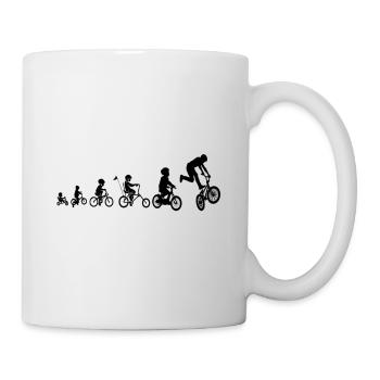 BMX Fahrrad Mountainbike Evolution - Tasse - Weiß - Rechts