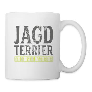 Jagdterrier Der Deutsche Terrier - Tasse - Weiß - Rechts