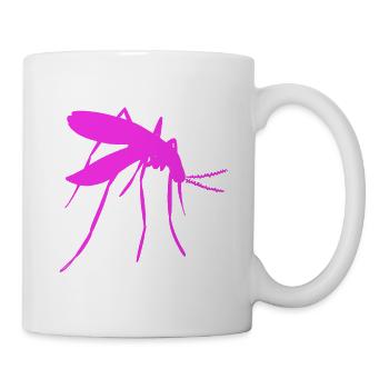 Mücke Blutsauger Insekt Insekten Stich - Tasse - Weiß - Rechts