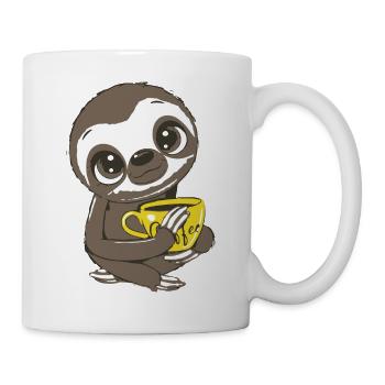 Sloth - Tasse - Weiß - Rechts