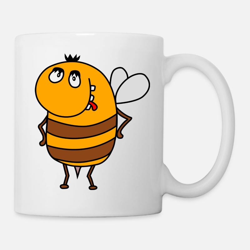 Biene - Tasse - Weiß