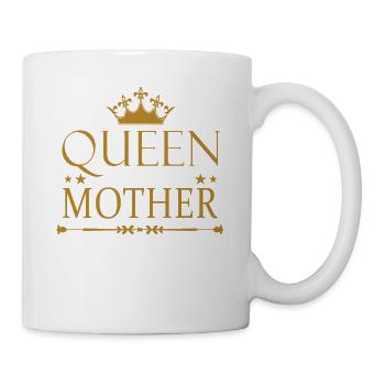 Reine mère - Mug blanc - blanc - Droite