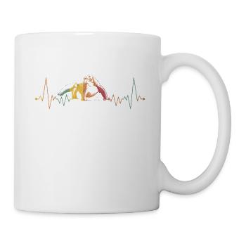 Komodo dragon heartbeat Komodo dragon Komodo dragon - Mug - white - Right