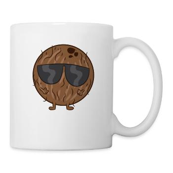 Funny Coconut Halloween Costume Coconut With - Mug - white - Right