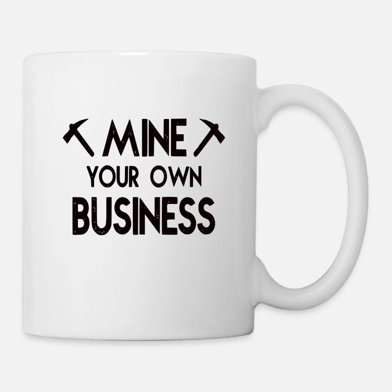 crypto mining - Tasse - Weiß