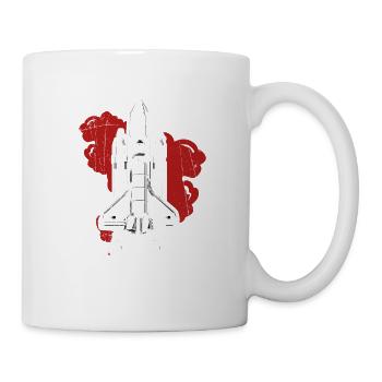 Grand cadeau de fusée pour les amis de la fusée et de l'espace - Mug blanc - blanc - Droite