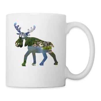 moose mountains - Mug - white - Right