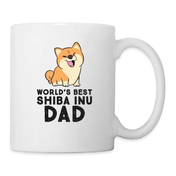 Bester Shiba Inu Papa der Welt - Tasse - Weiß - Rechts
