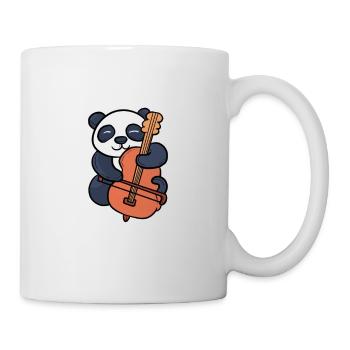 Panda cello cello player gift - Mug - white - Right