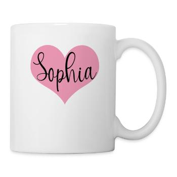 First name Sophia - Mug - white - Right
