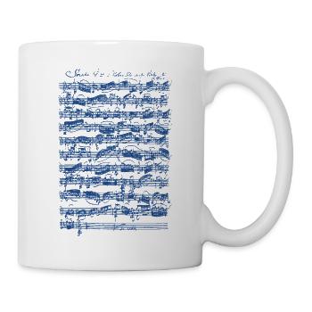 Sonate de Bach pour violon 1 en sol mineur Adagio - Mug blanc - blanc - Droite