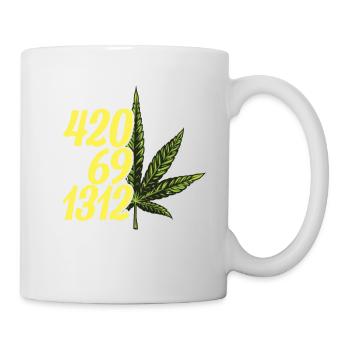420 Cannabis Culture Stoner Weed - Mug - white - Right