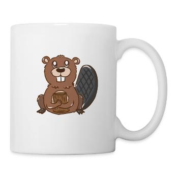Beaver Forest Rodents for Children Animal Welfare Animal Hunter - Mug - white - Right