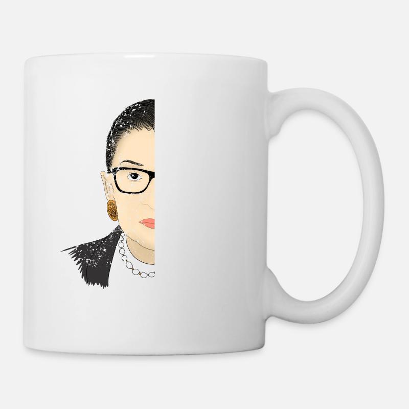 Ruth Bader Ginsburg When there are nine - Tasse - Weiß