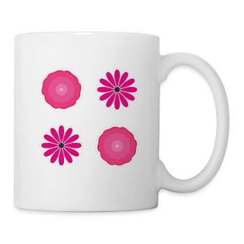 Bib Flower Pack Pink - Mug - white - Right