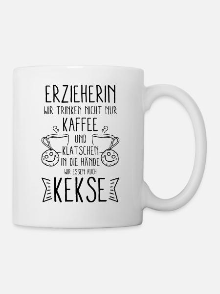 Erzieherin Abschiedsgeschenk - Tasse - Weiß