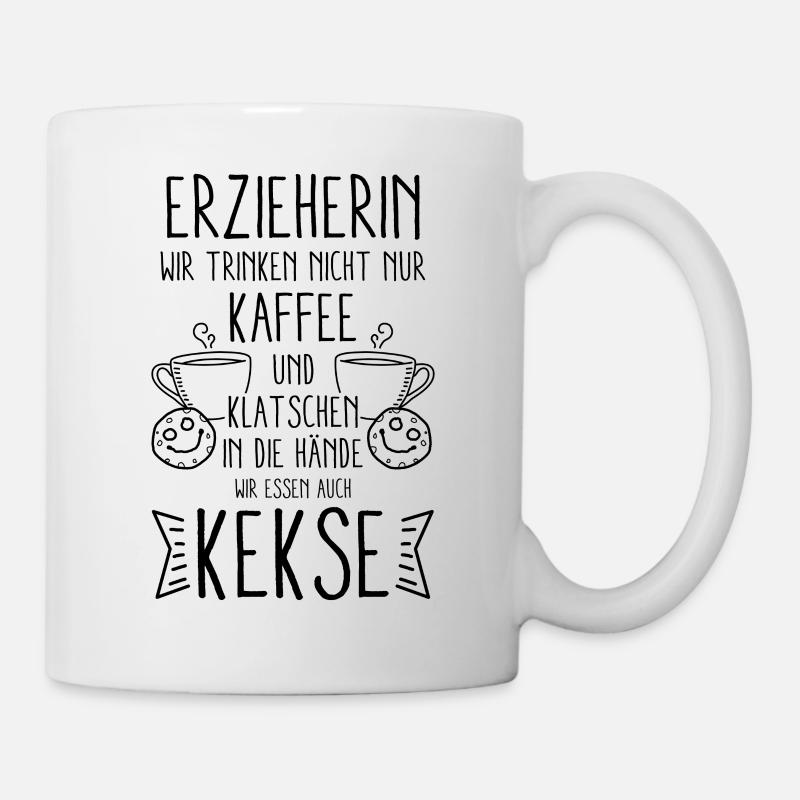 Erzieherin Abschiedsgeschenk - Tasse - Weiß