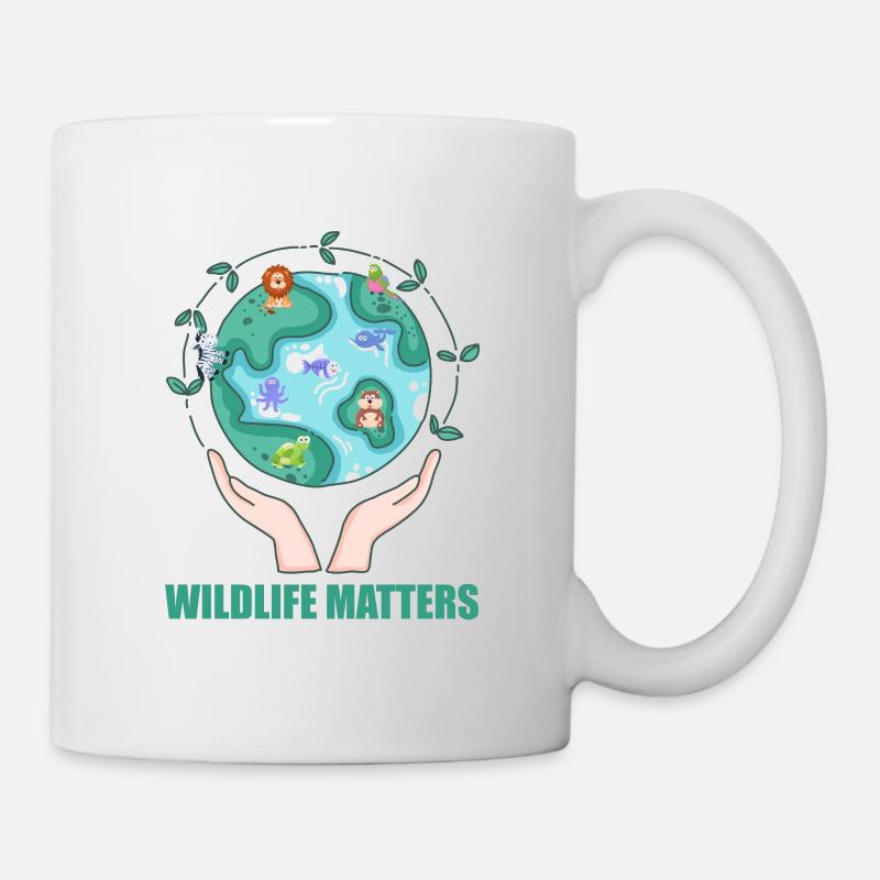 funny conservation environment gift idea - Mug - white