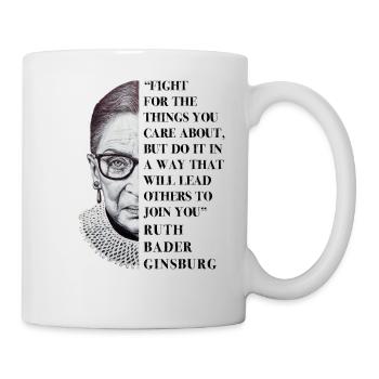 Notorious RBG Shirt Dissent Anti  Politique F - Mug blanc - blanc - Droite