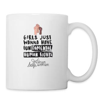 Les filles veulent juste avoir du plaisir pour les droits humains - Mug blanc - blanc - Droite