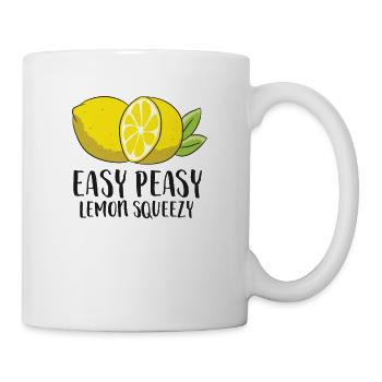 Easy Peasy Lemon Squeezy - Mug - white - Right