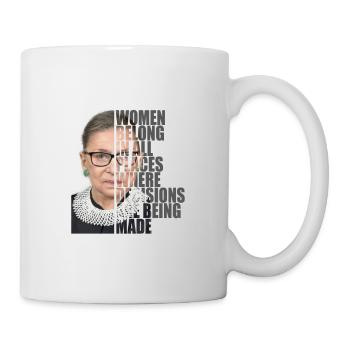 Ruth Bader Ginsburg RBG Design for an RBG Fan - Mug - white - Right