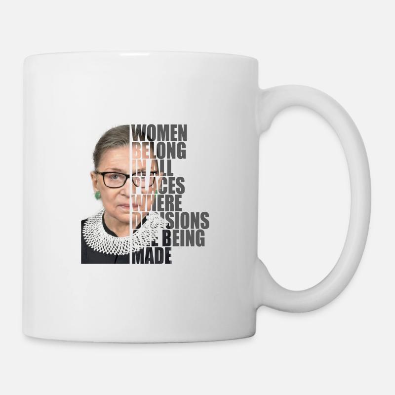 Ruth Bader Ginsburg RBG Design for an RBG Fan - Mug - white