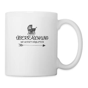 Überraschung Großeltern - Elterngeschenk Opa / Oma - Tasse - Weiß - Rechts