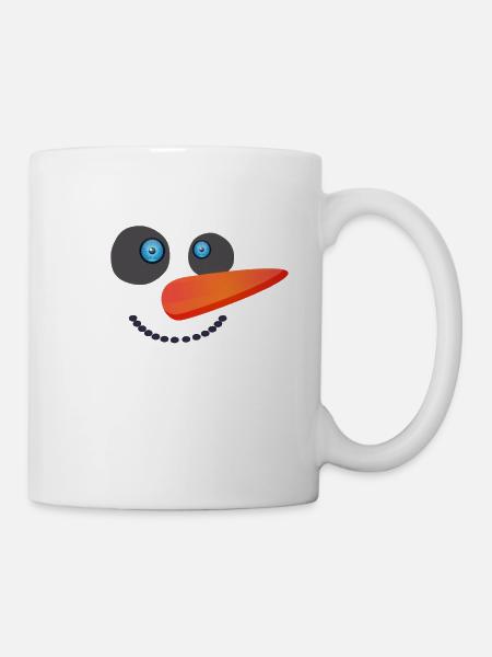 funny gift santa claus christmas - Mug - white