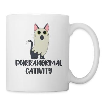 Purran activités normales chat halloween drôle - Mug blanc - blanc - Droite
