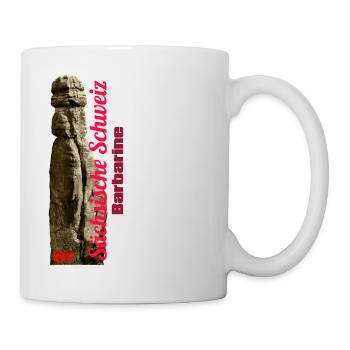 Sächsische Schweiz - Barbarine - Tasse - Weiß - Rechts