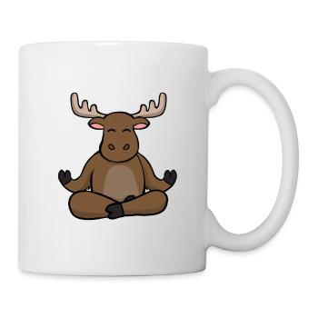 Yoga moose - Mug - white - Right