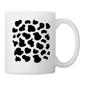 Cow Print Costume Lazy Halloween Costume - Mug - white - Right