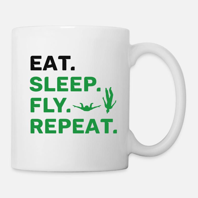 Skydiving - Tasse - Weiß