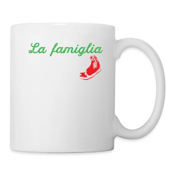 La Famiglia E Tutto Shirt - Italienisches Geschenk - Familie - Tasse - Weiß - Rechts