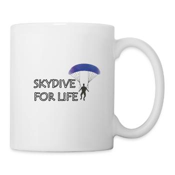 Skydiving - Tasse - Weiß - Rechts